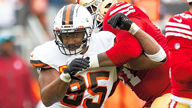 The 49ers to face Myles Garrett in Week 1 after he was traded to the Rams