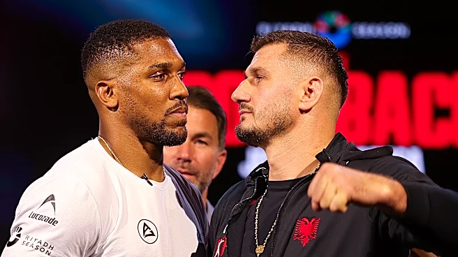 Anthony Joshua and Kristian Prenga announce July 25 fight at opening press conference