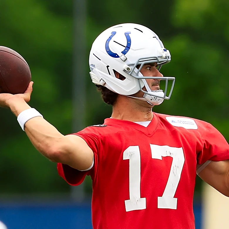 Colts’ QB Daniel Jones takes another step forward in Achilles recovery during OTAs