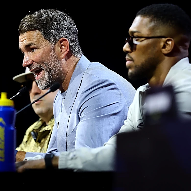 ‘We can go in with momentum’: Eddie Hearn on Anthony Joshua’s Tyson Fury tune-up fight with Prenga
