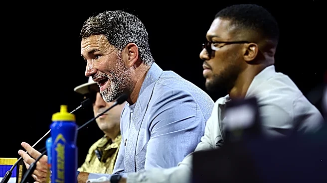 ‘We can go in with momentum’: Eddie Hearn on Anthony Joshua’s Tyson Fury tune-up fight with Prenga