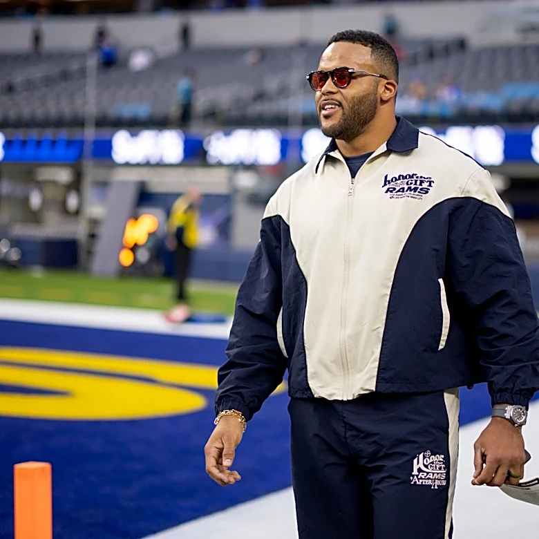 First, Myles Garrett. Now, are the Rams bringing back Aaron Donald?
