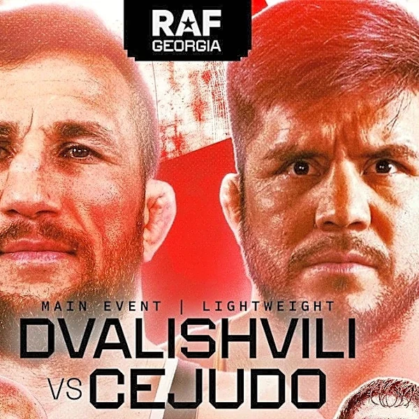 Merab Dvalishvili vs. Henry Cejudo headlines RAF Georgia on July 11