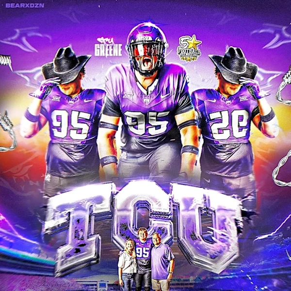 Football: 2027 3-star offensive lineman Ty Greene commits to TCU