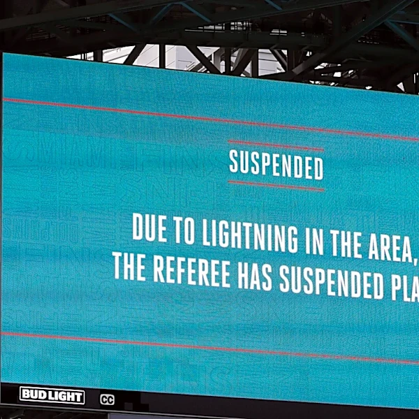 Not going anywhere for a while? Maybe if you see lightning at the World Cup