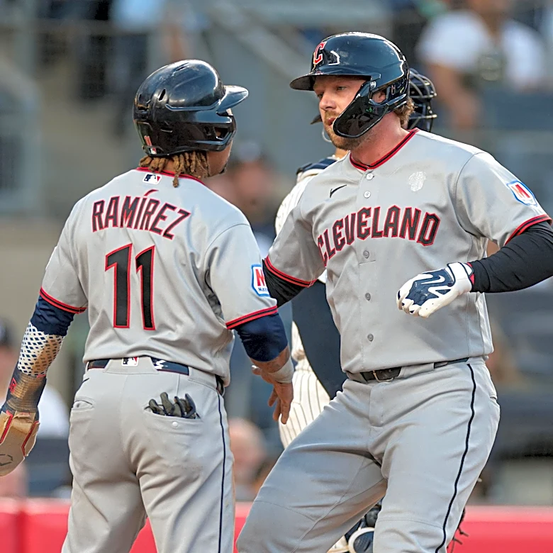 Guardians homer thrice off Cole, hold off Bombers to take series