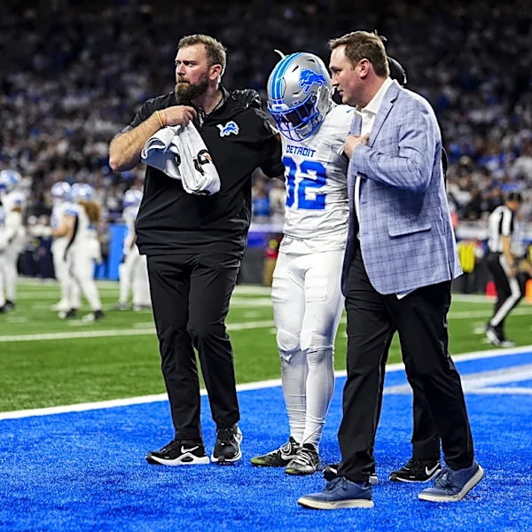 First looks at rehab for Lions safety Brian Branch’s Achilles injury