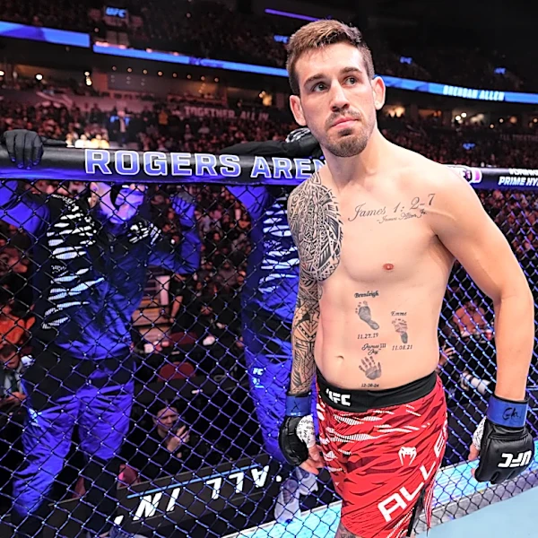 Video: American-born UFC Vegas 118 co-headliner set to rock Brazilian fight kit to honor wife