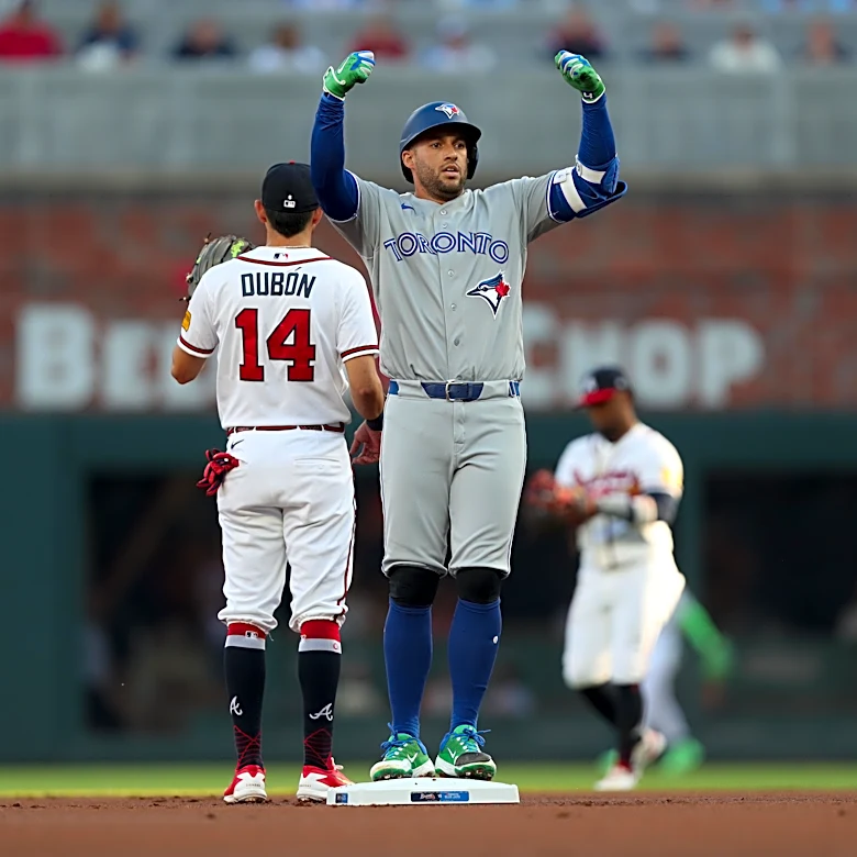 Braves again denied a sweep as Blue Jays rack up the hits
