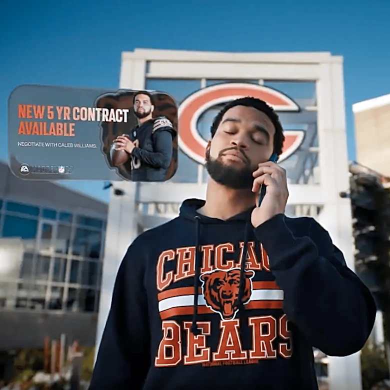 Check out the Madden NFL 27 trailer featuring Caleb Williams and a new Bears GM