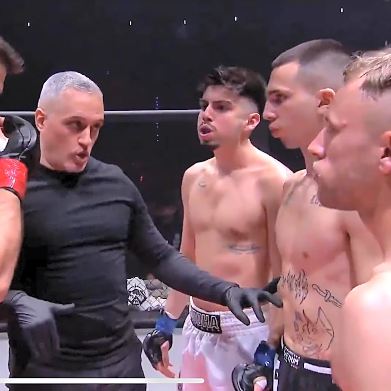 Video: One pro fighter takes on three amateurs in insane mismatch