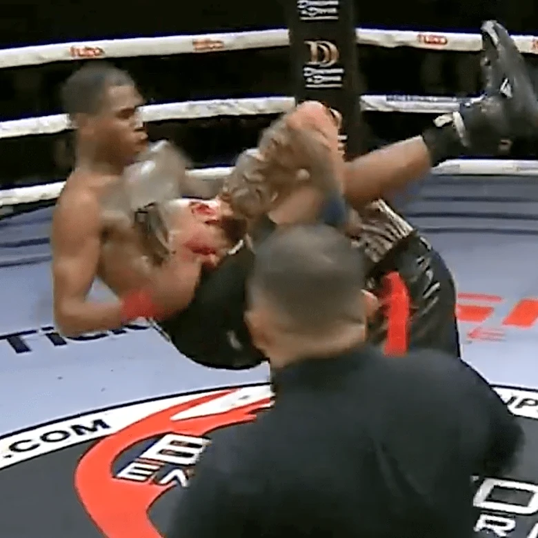 Doh! Julian Lane disqualified in BKFC Hollywood main event for tackling opponent | Video
