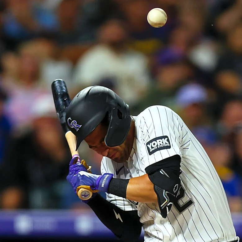 Tyler Freeman exits Rockies-Brewers game after being hit in head