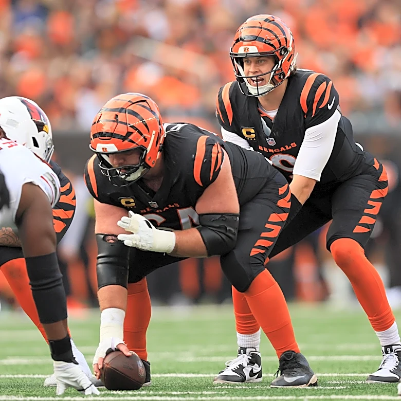 Ted Karras reacts to Joe Burrow Super Bowl prediction