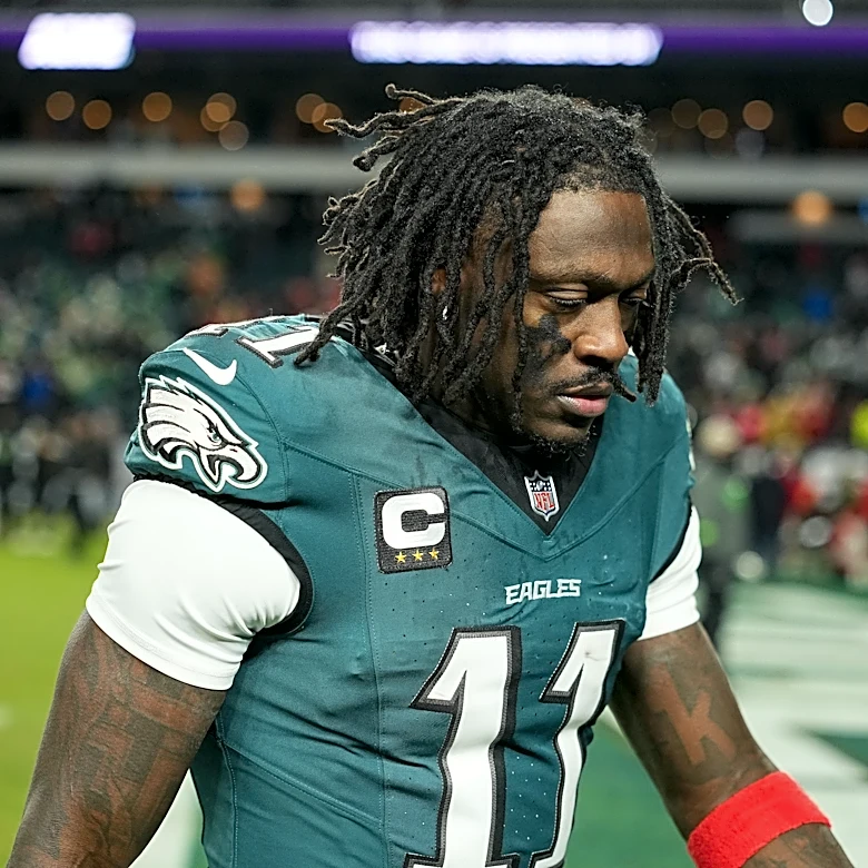 A.J. Brown’s parting words for the Eagles were dripping in arrogance