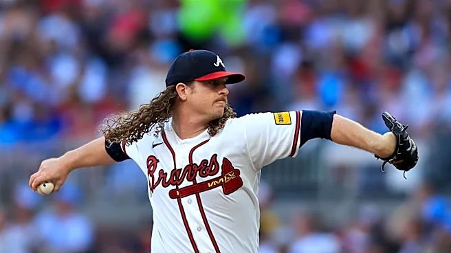 Grant Holmes takes the mound for the Braves at the White Sox