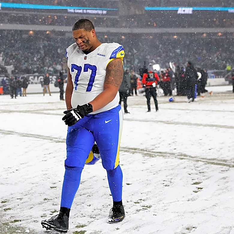 Left tackle options if Alaric Jackson receives league discipline