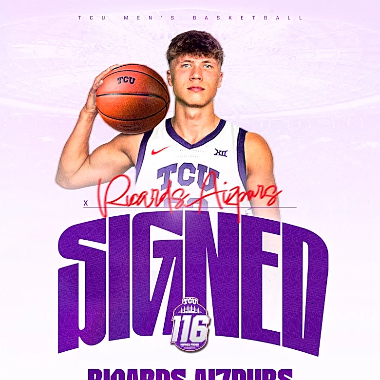 Men’s Basketball: Latvian G Ricards Aizpurs signs with TCU
