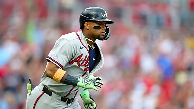 Ronald Acuña Jr. exits game with apparent leg ailment