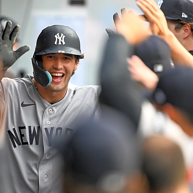 Spencer Jones blasts first career home run as Yankees secure series win in Cleveland