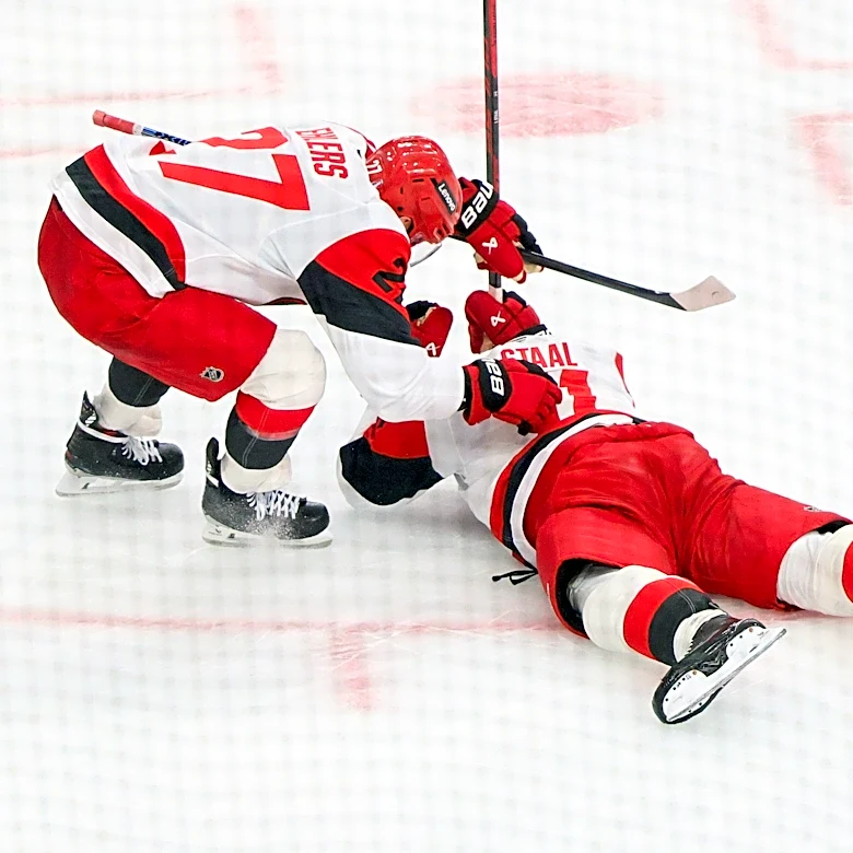 Jordan Staal Powers Carolina to a 5-3 win, ties the Stanley Cup Final at 2 against Vegas