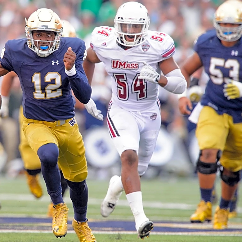 Looking back at a wild Notre Dame win over UMass that had a funny score