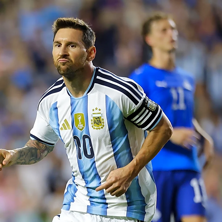 ‘I was surprised’ – Lionel Messi comes up against ex-Barcelona team-mate’s son in Argentina win