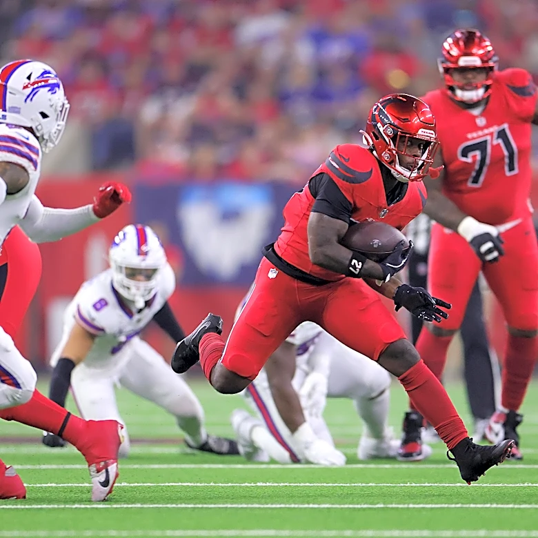 Houston Texans run game on schedule