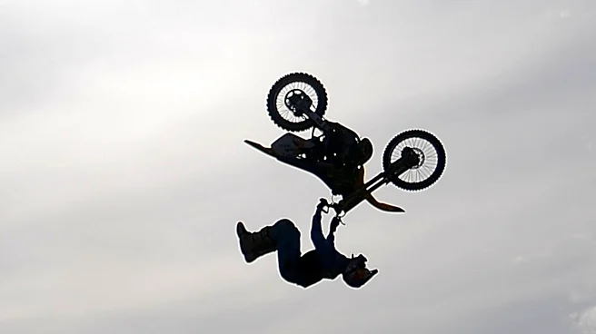 Nitro Circus stuntman Travis Pastrana is backflipping his dirt bike over South Lawn for UFC White House