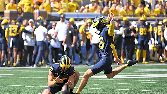 Report: Former Michigan K Dominic Zvada leading New York Giants kicking competition