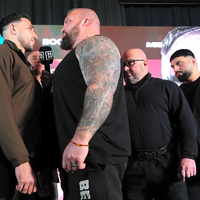 Tommy Fury vs. Eddie Hall weigh-in video