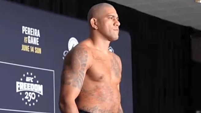 UFC White House weigh-in results: Alex Pereira weighs more than than Ciryl Gane for heavyweight debut