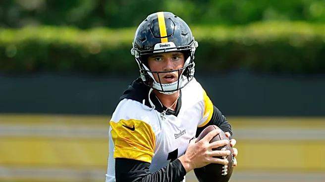 Steelers QB Drew Allar soaking in plenty of knowledge from Aaron Rodgers