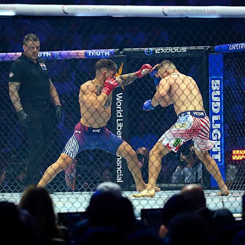 Ilia Topuria vs. Justin Gaethje full fight video highlights