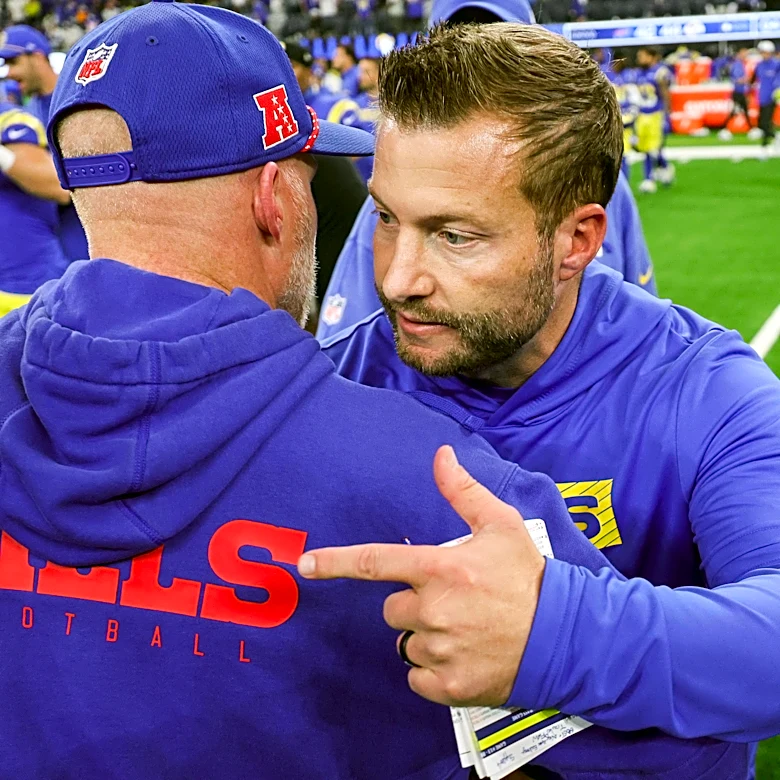 How close have Bills and Rams been the past nine seasons?