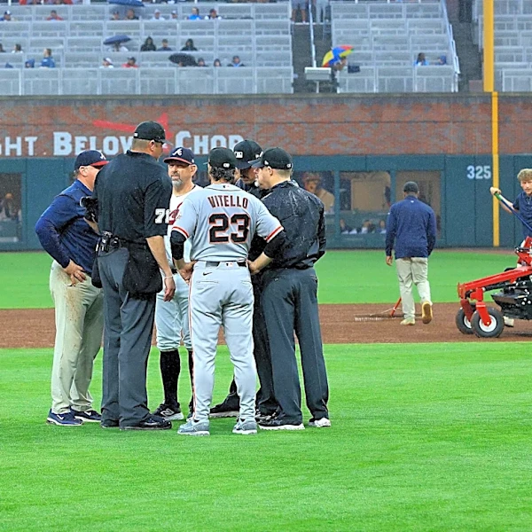 Giants vs. Braves postponed, doubleheader scheduled for Wednesday