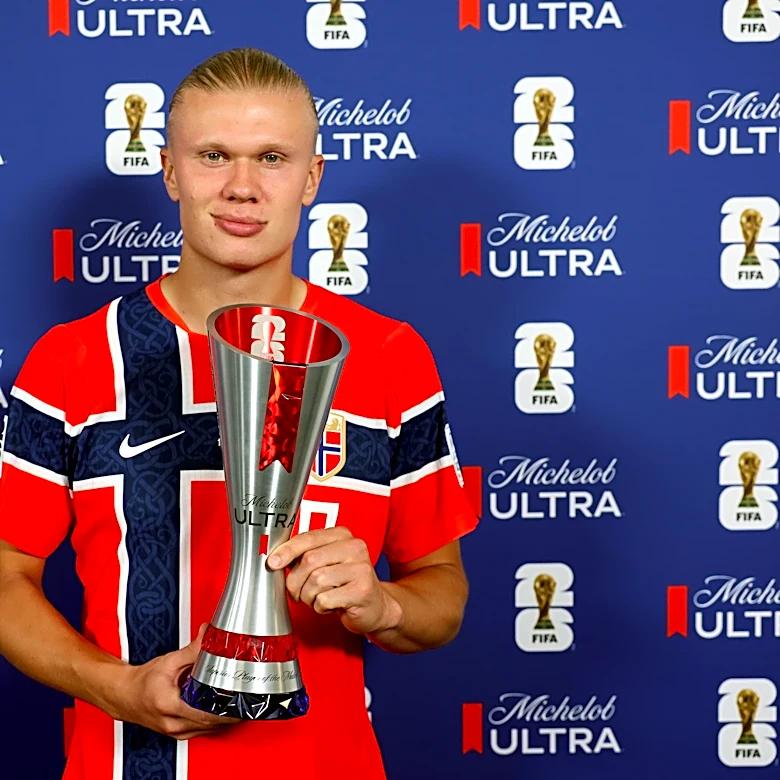 Erling Haaland says he’s not the best striker on the planet