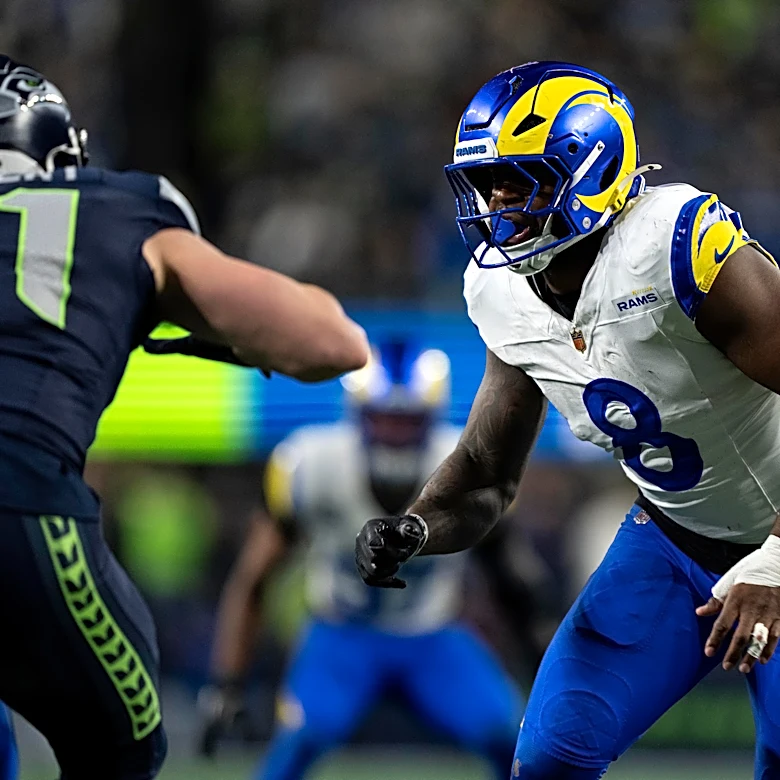 Jared Verse not done with Seahawks rivalry