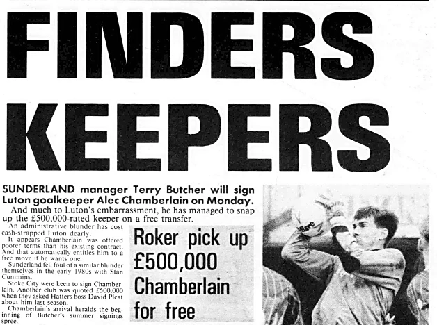 On This Day (18 June 1993) Sunderland on the Verge of Landing Keeper – Six Years Too Late!