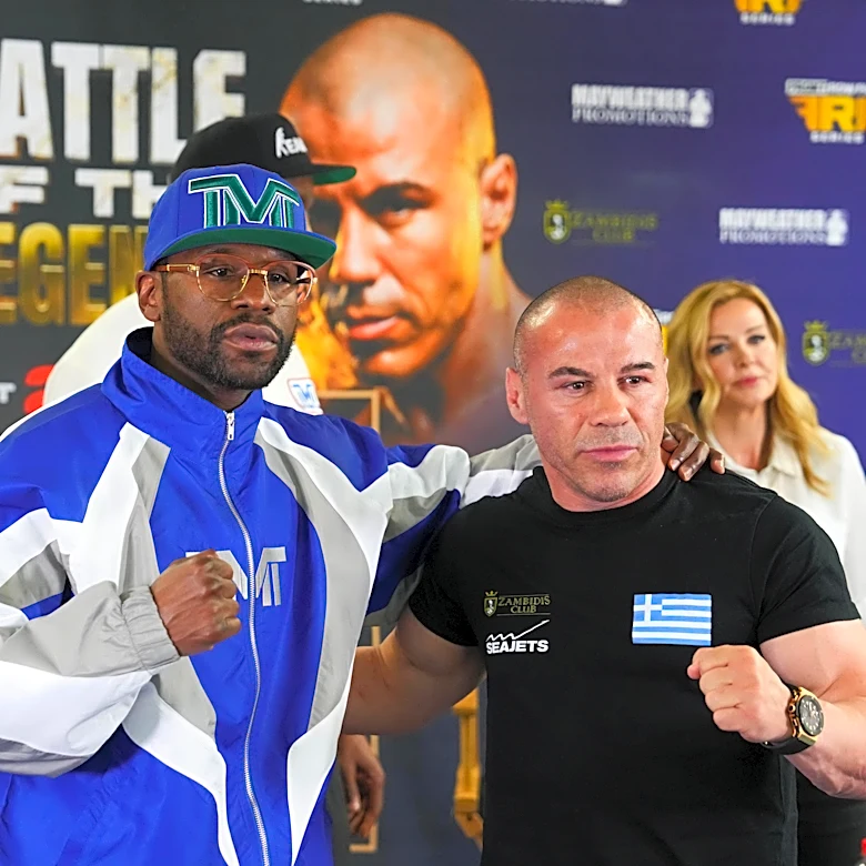 DAZN pulls Floyd Mayweather’s June fight from schedule after injunction from Mike Tyson promoters