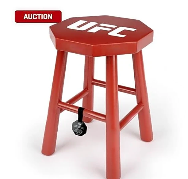 White House history! UFC Collectibles auctioning off same red stool Ilia Topuria quit on | UFC Freedom 250