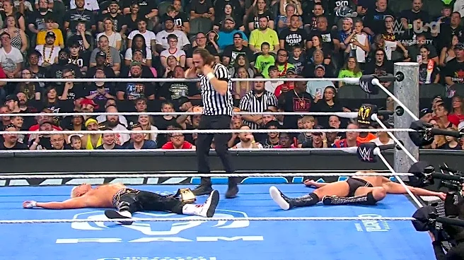 Guest referee Sami Zayn was a VERY active participant in SmackDown’s WWE title match