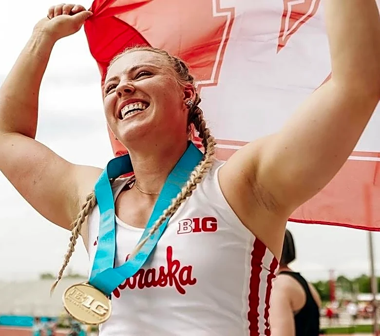 Nebraska’s Axelina Johansson Wins Honda Award as CWSA’s Top Track & Field Performer of the Year