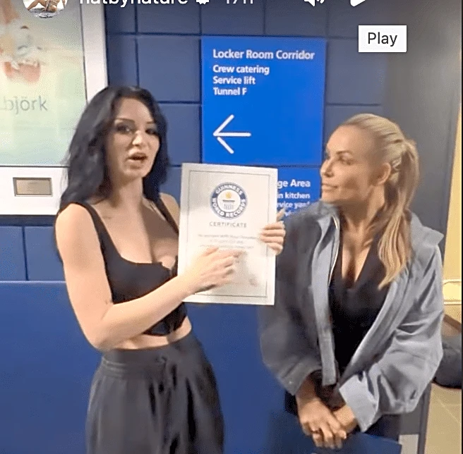 Paige and Natalya both recognized by Guinness World Records