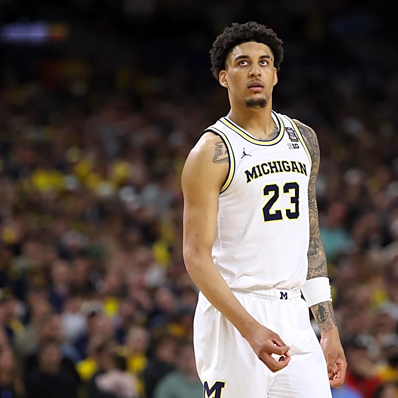 NBA Draft: Michigan F Yaxel Lendeborg picked by Warriors in first round