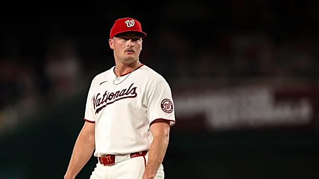 The floor of the Washington Nationals bullpen is incredibly low