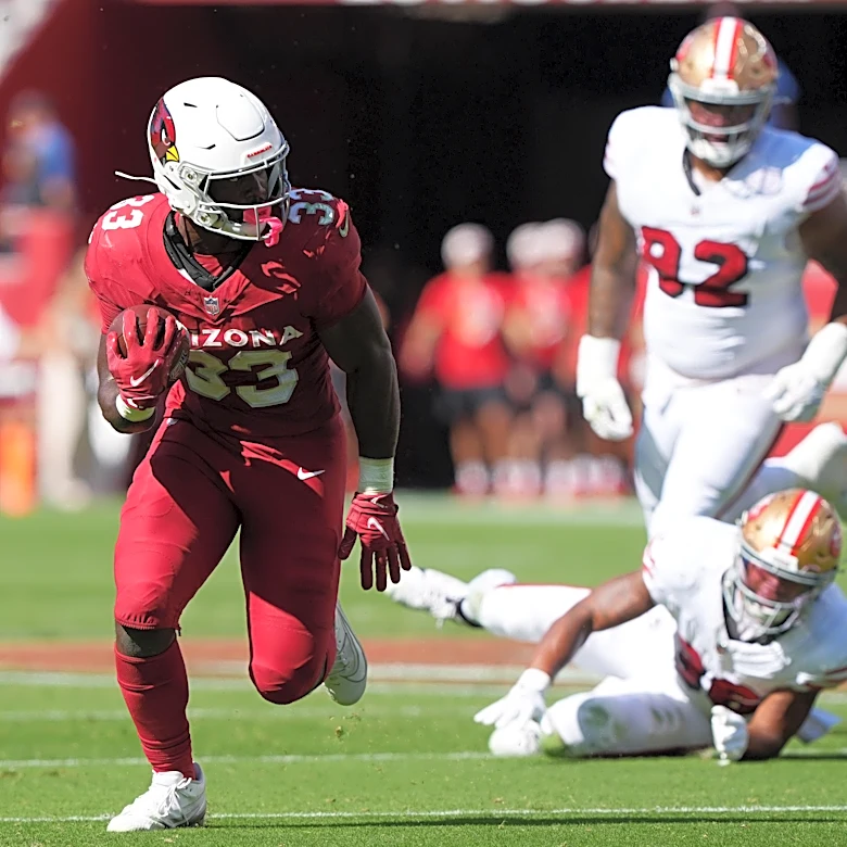 Did Cardinals RB Trey Benson have an injury setback?