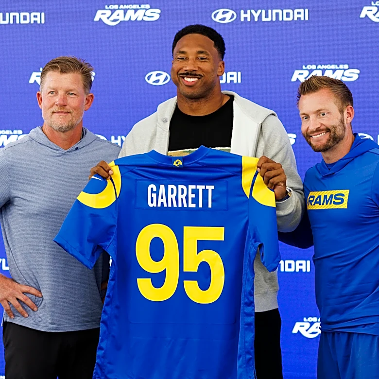 Is Myles Garrett or Trent McDuffie the bigger addition?