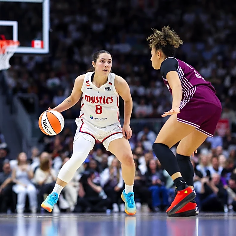 Mystics’ Georgia Amoore exits game vs. Fire with right knee soreness