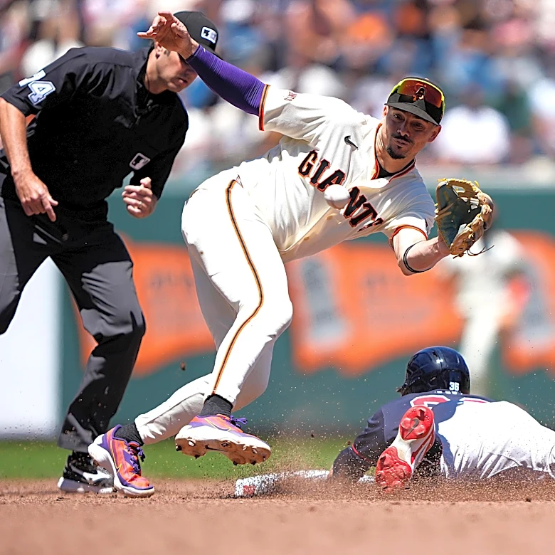 Braves blunders overshadow Sale’s strong start in another Giants series loss
